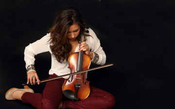 Картинка музыка -+другое девушка скрипка