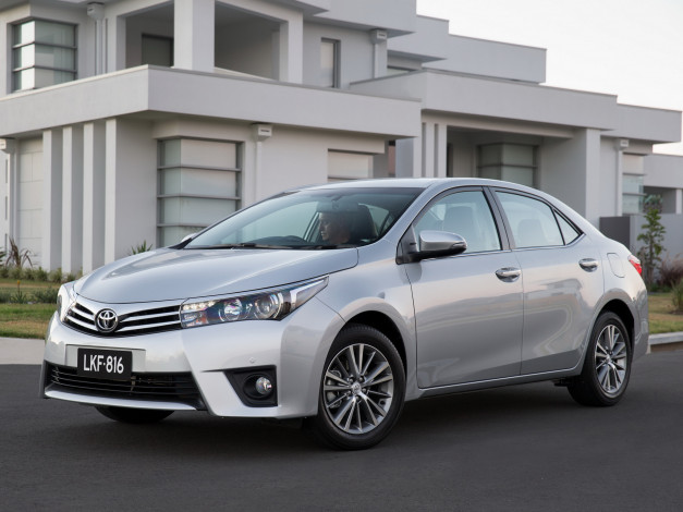 Обои картинки фото автомобили, toyota, corolla, sedan, zr, 2014г