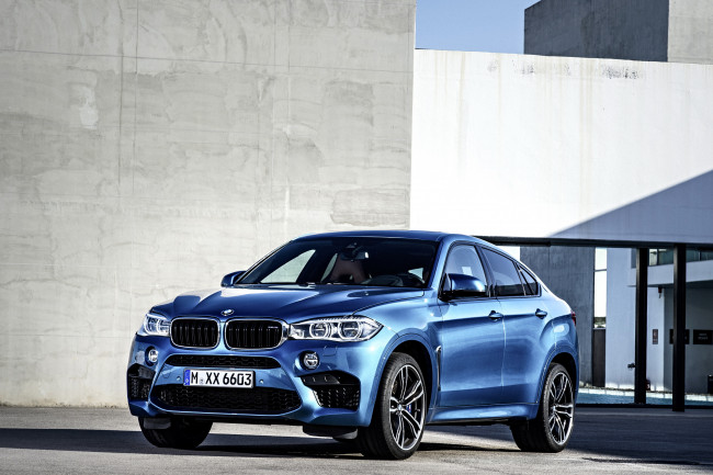 Обои картинки фото 2015 bmw x6 m, автомобили, bmw, голубой, металлик