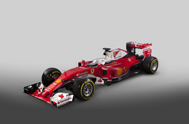 Обои картинки фото автомобили, formula 1, ferrari, sf16-h, 2016г