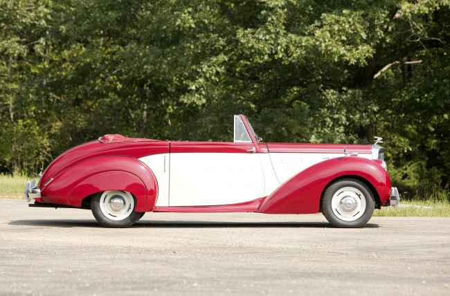 Обои картинки фото автомобили, классика, alvis, ta21, drophead, coupe, tickford, 1952г