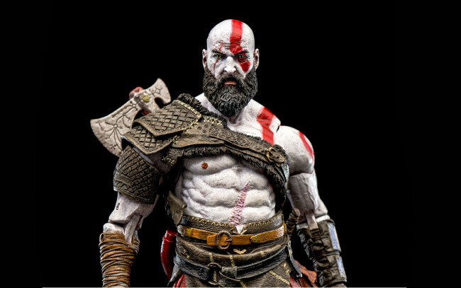 Обои картинки фото god of war , 2018, видео игры, games, kratos, god, of, war, видеоигры, персонаж