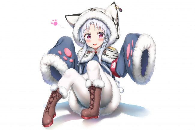 Обои картинки фото аниме, azur lane, фон, девушка, взгляд