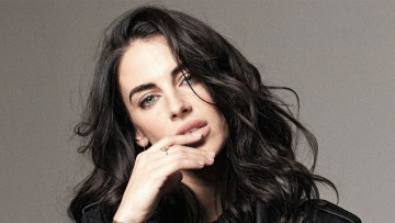 обоя девушки, jessica lowndes, брюнетка, лицо