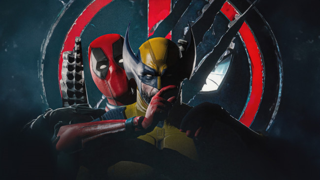 Обои картинки фото разное, компьютерный дизайн, deadpool, wolverine