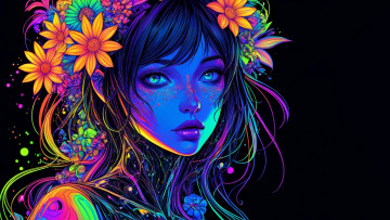 обоя фэнтези, девушки, нейросети, графика, нейроарт, ai, art, нейронные, сети, рисунки, нейро, искусство, нейрографика, graphics, neuroart, neural, networks, drawings, neuro, neurography