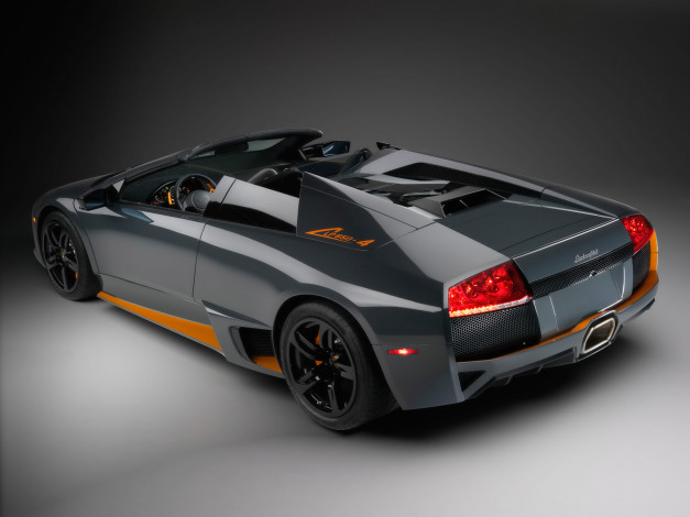 Обои картинки фото 2009, lamborghini, murcielago, lp, 650, roadster, автомобили