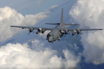 Картинка авиация военно транспортные самолёты небо горизонт самолет полет облака