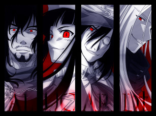 обоя аниме, hellsing, alucard, vampire, вампир, дракула