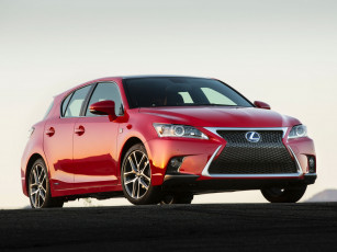 обоя автомобили, lexus, ct, 2014г, красный, f-sport, 200h