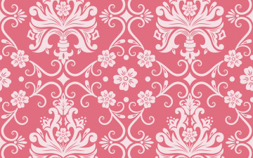 Картинка векторная+графика цветы+ flowers узор орнамент розовый фон цветы