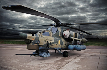 Картинка авиация вертолёты вертолет ми28н русский ударная