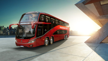 обоя автомобили, автобусы, busscar