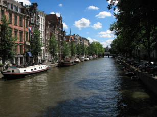 Картинка amsterdam netherlands города амстердам нидерланды