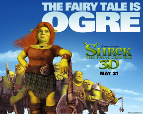 обоя мультфильмы, shrek, forever, after