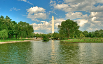 обоя the, washington, memorial, города, вашингтон, сша