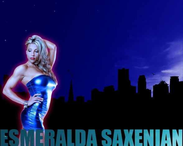 Обои картинки фото Esmeralda Saxenian, девушки