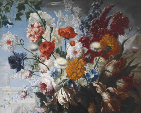 Картинка рисованные esaias terwesten натюрморт с цветами