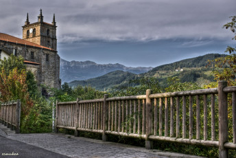 Картинка страна басков города пейзажи сегура испания