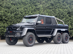 Картинка автомобили brabus темный 2013 w463 g 63 amg 6x6 mercedes-benz