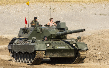 Картинка leopard+1a4 техника военная+техника танк бронетехника
