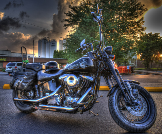 Обои картинки фото harley davidson, мотоциклы, harley-davidson, сша, классический, дорожный, байк