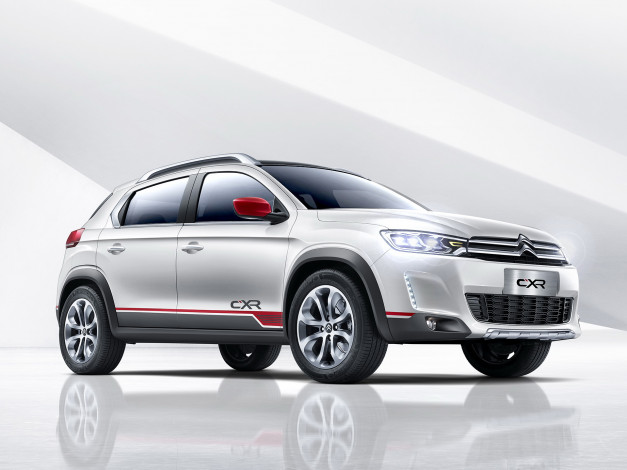 Обои картинки фото автомобили, citroen, 2014, concept, c-xr, светлый, citroеn