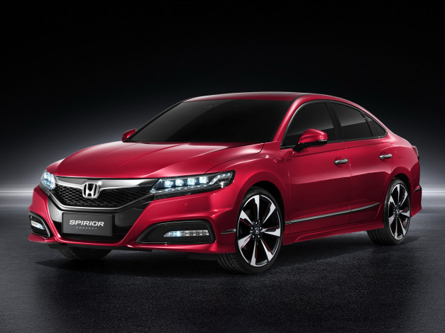 Обои картинки фото автомобили, honda, красный, 2014г, concept, spirior