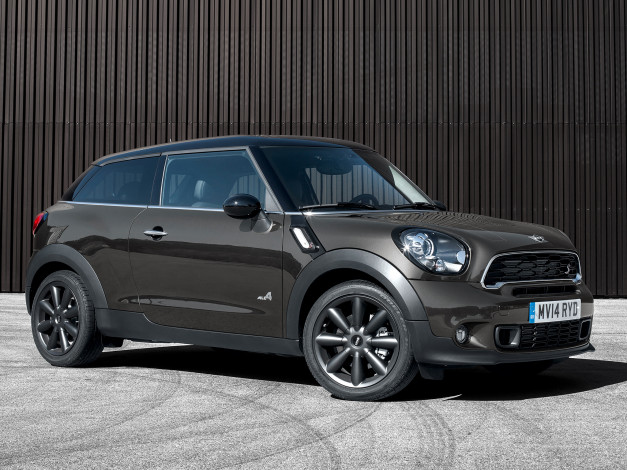 Обои картинки фото автомобили, mini, all4, paceman, cooper, s, r61, 2014г, темный