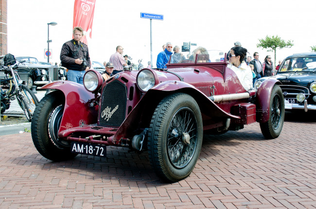 Обои картинки фото alfa romeo 8c monza 1933, автомобили, выставки и уличные фото, история, ретро, автошоу, выставка