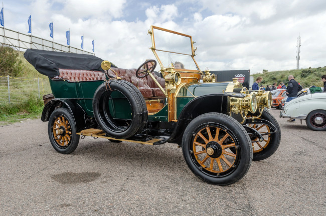 Обои картинки фото fiat tipo 5 roi des belges 1909, автомобили, выставки и уличные фото, выставка, автошоу, история, ретро