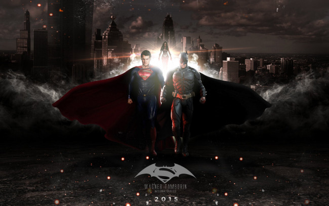 Обои картинки фото кино фильмы, batman v superman,  dawn of justice, superman, batman