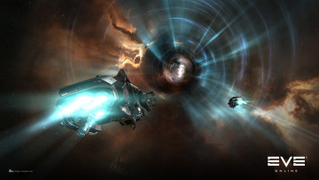 Картинка видео+игры eve+online вселенная полет космические корабли