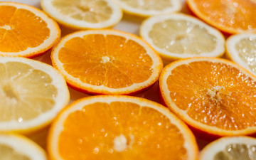 обоя еда, цитрусы, апельсин, лимон