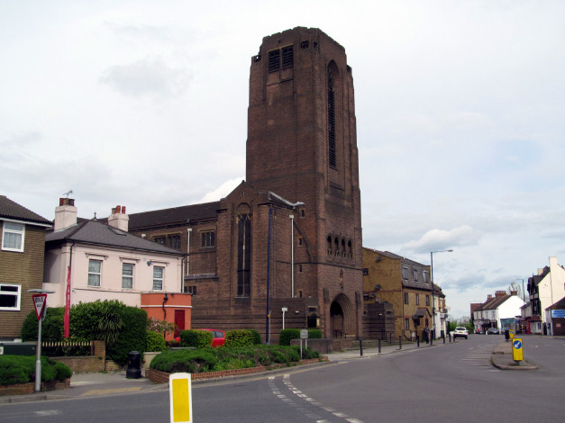 Обои картинки фото catholic church, northfleet, kent, uk, города, - католические соборы,  костелы,  аббатства, catholic, church