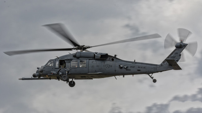 Обои картинки фото sikorsky hh-60g blackhawk, авиация, вертолёты, вертушка
