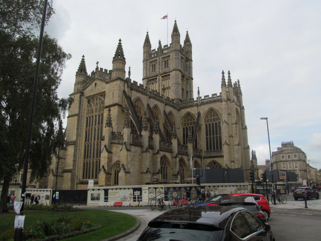 Обои картинки фото the abbey, bath, somerset, uk, города, бат , великобритания, the, abbey