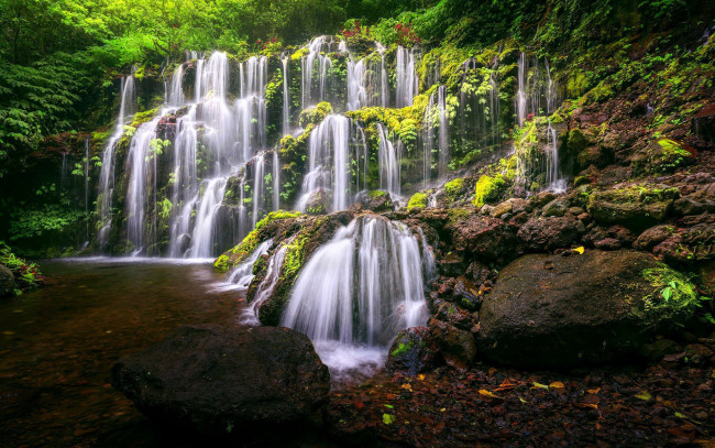 Обои картинки фото banyu wana amertha wasserfall, bali, природа, водопады, banyu, wana, amertha, wasserfall