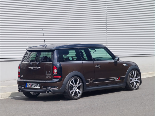 Обои картинки фото 2008, ac, schnitzer, mini, cooper, clubman, автомобили