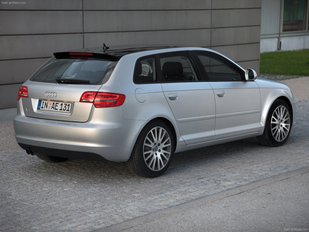 Обои картинки фото audi, a3, sportback, 2009, автомобили