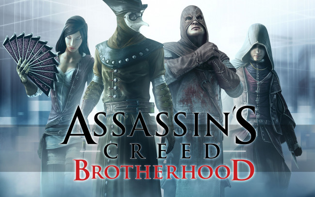 Обои картинки фото assassin`s, creed, brotherhood, видео, игры