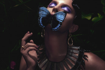 Картинка -Unsort+Креатив девушки unsort креатив бабочка макияж