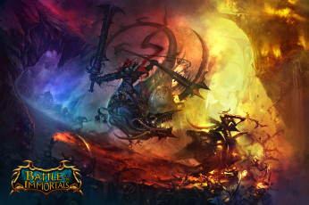 Картинка battle of the immortals видео игры чудовища