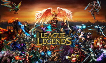 Картинка league of legends видео игры герои персонажи