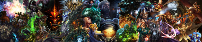 Обои картинки фото blizzard, games, видео, игры, ~~~другое~~~, персонажи, starcraft, warcraft, diablo