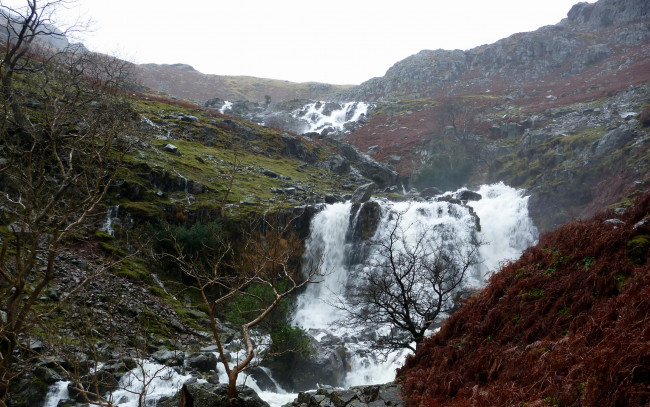 Обои картинки фото природа, водопады, the, lake, district, uk, england, cumbria
