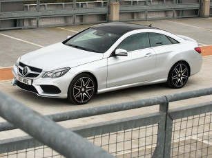 Картинка автомобили mercedes-benz e 400 coupe amg sports package uk-spec c207 2013г светлый