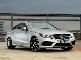 обоя автомобили, mercedes-benz, e, 400, coupe, amg, sports, package, uk-spec, c207, 2013г, светлый
