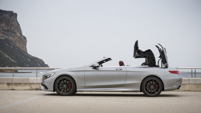 Обои картинки фото автомобили, mercedes-benz, s, 63, a217, 2015, mercedes-amg, cabriolet