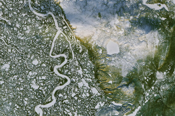 Картинка с+высоты+птичьего+полета природа другое река вид сверху канада